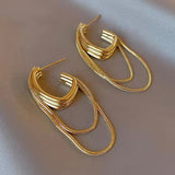 Smokey Chain Earrings