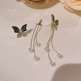 BUTTERFLY TASSEL EARRINGS