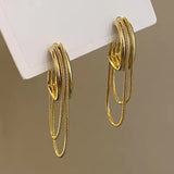 Smokey Chain Earrings