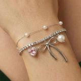 Ribbon Bracelet & Necklace